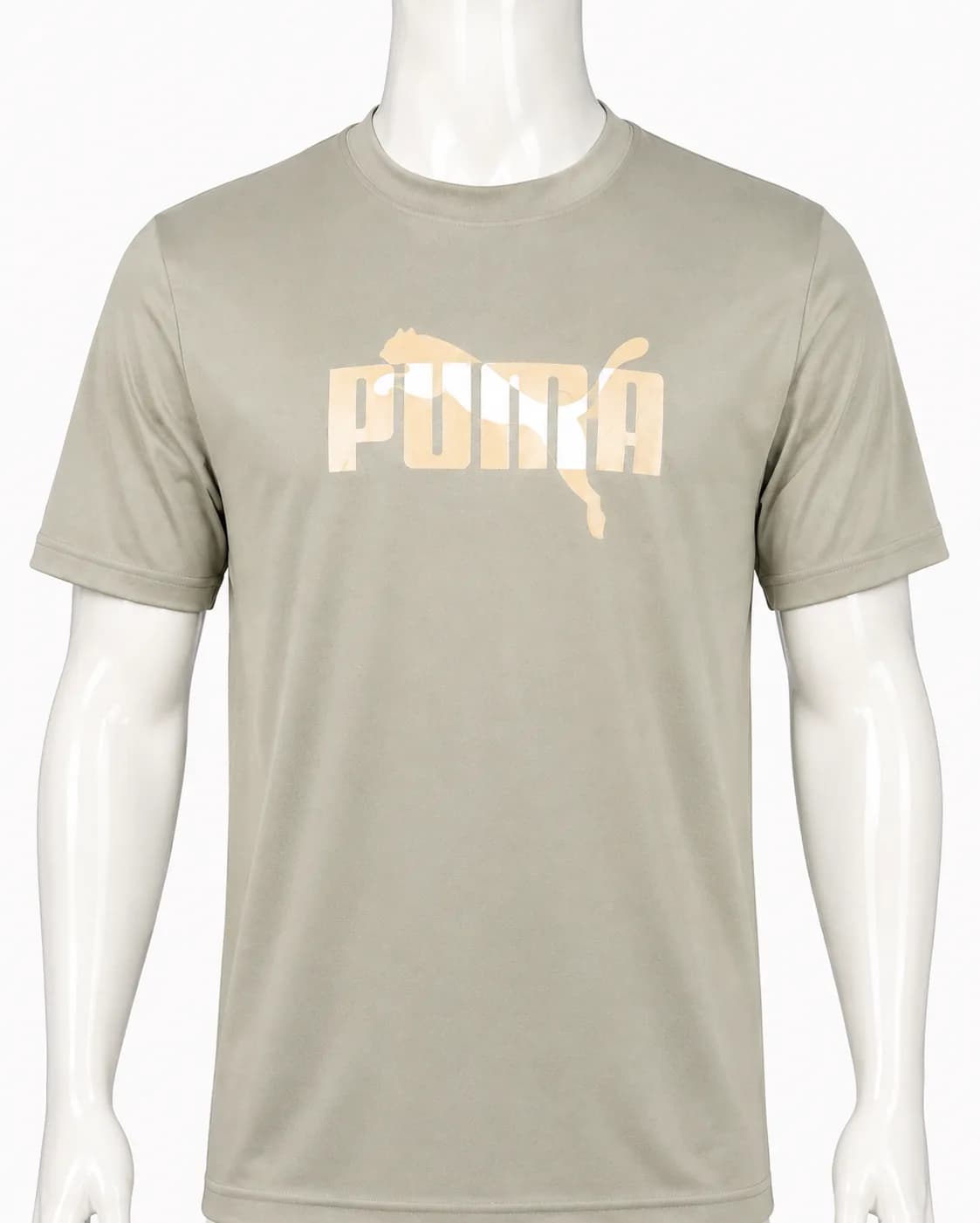 Men's Premium Quality Tee PM with Branded Logo | Sage — view 3
