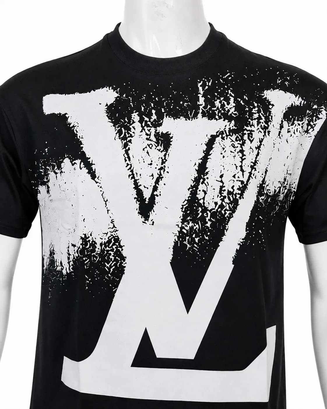 Men's Premium Quality Tee LV with Branded Logo | Black — view 3