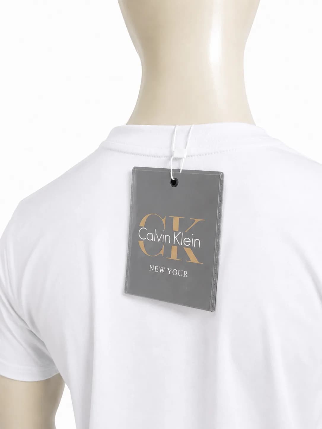 Men's Premium Quality Tee CK with Branded Logo | White — view 5
