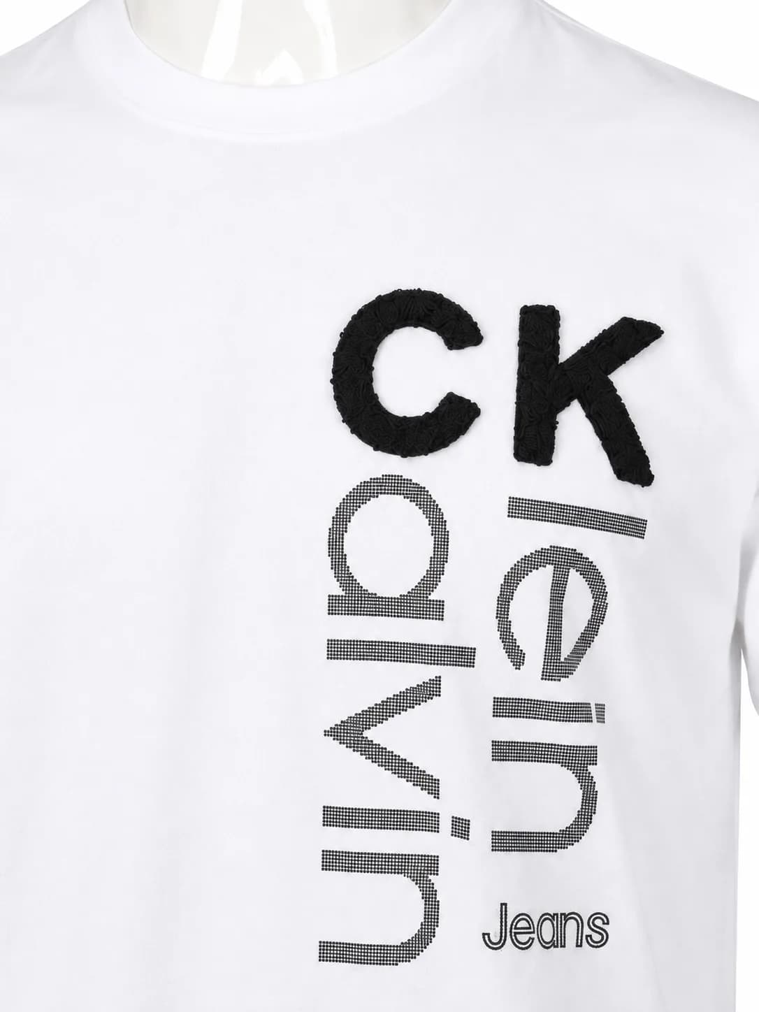 Men's Premium Quality Tee CK with Branded Logo | White — view 4
