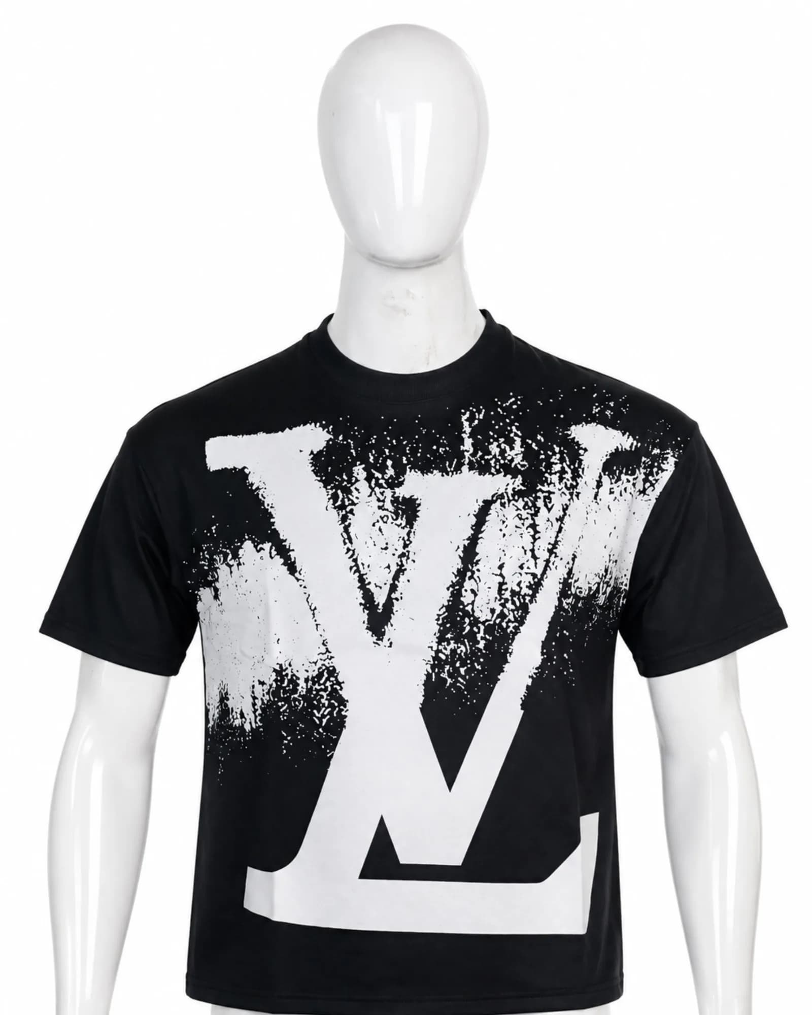 Men's Premium Quality Tee LV with Branded Logo | Black — view 4