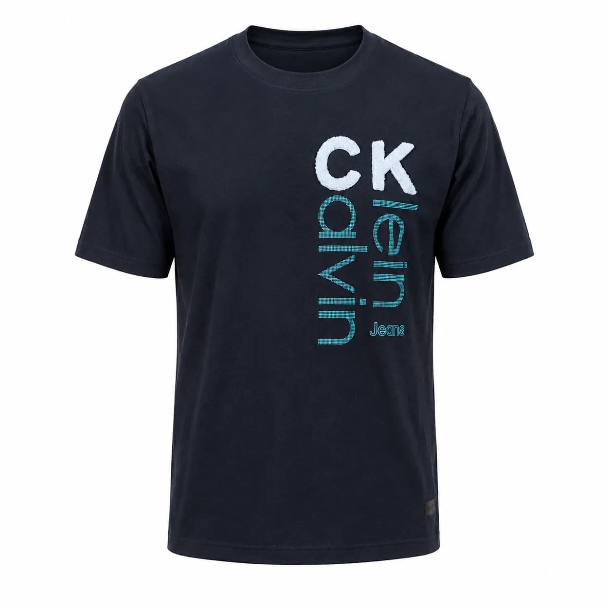 Men's Premium Quality Tee CK with Branded Logo | Navy — view 1