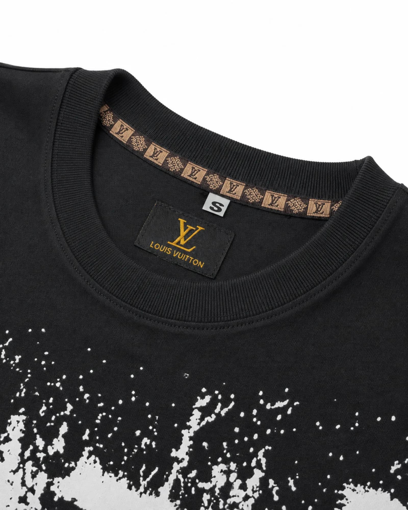 Men's Premium Quality Tee LV with Branded Logo | Black — view 5