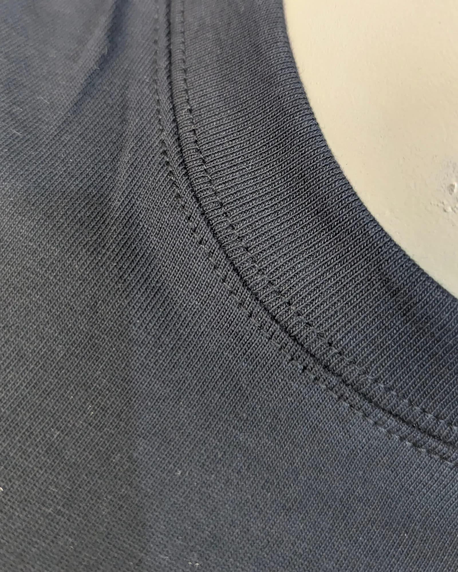 Men's Premium Combed Cotton | Drop Shoulder | Black | 36% Off — view 4